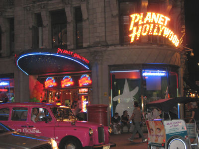 Planet Hollywood at Picadilly Circus